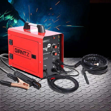 Giantz 220 Amp Inverter Welder MMA MIG DC Gas Gasless Welding Machine Portable Power Tools Kings Warehouse