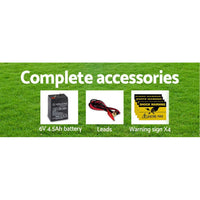 Giantz 3km Solar Electric Fence Charger Energiser Farm Supplies Kings Warehouse