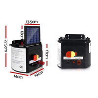 Giantz 3km Solar Electric Fence Charger Energiser Farm Supplies Kings Warehouse