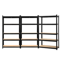 Giantz 3X1.8M Warehouse Shelving Garage Storage Racking Steel Metal Shelves Kings Warehouse