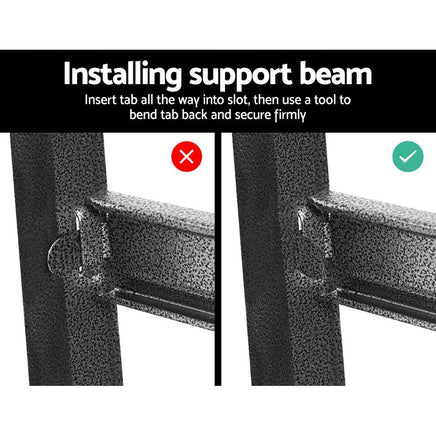 Giantz 4x1.5M Warehouse Racking Shelving Storage Rack Steel Garage Shelf Shelves Kings Warehouse