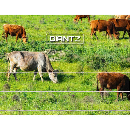 Giantz 5km Solar Electric Fence Charger Energiser Farm Supplies Kings Warehouse
