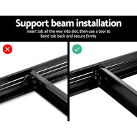 Giantz 5X1.8M Warehouse Shelving Garage Storage Racking Steel Metal Shelves Kings Warehouse