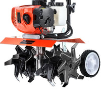 Giantz 72CC Garden Cultivator Tiller Petrol Rotary Hoe 36 Tines Rototiller Kings Warehouse
