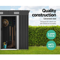 Giantz Garden Shed Outdoor Storage Sheds Tool Workshop 1.94x1.21M with Base garden sheds Kings Warehouse