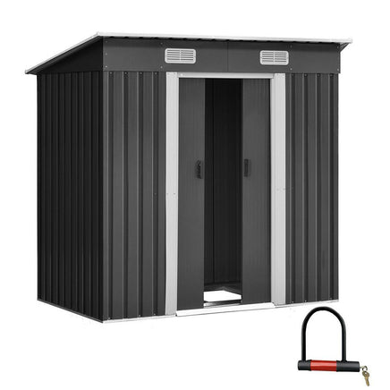 Giantz Garden Shed Outdoor Storage Sheds Tool Workshop 1.94x1.21M with Base garden sheds Kings Warehouse