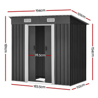 Giantz Garden Shed Outdoor Storage Sheds Tool Workshop 1.94x1.21M with Base garden sheds Kings Warehouse