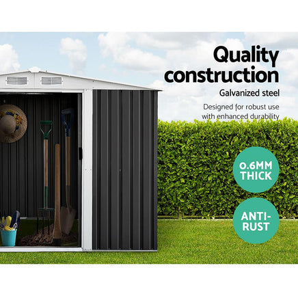 Giantz Garden Shed Outdoor Storage Sheds Tool Workshop 2.58X2.07M with Base garden sheds Kings Warehouse