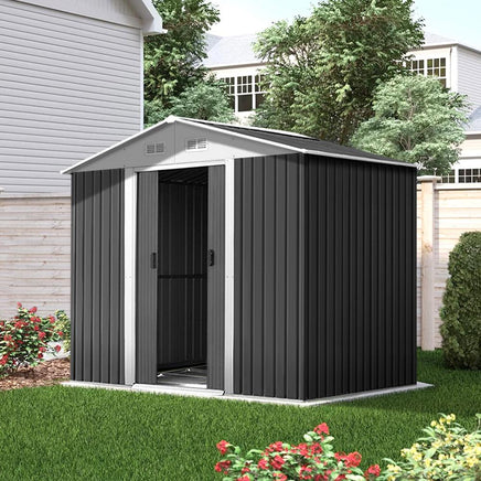 Giantz Garden Shed Outdoor Storage Sheds Tool Workshop 2.58X2.07M with Base garden sheds Kings Warehouse