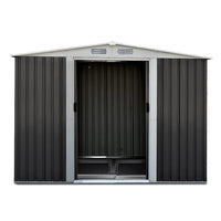 Giantz Garden Shed Outdoor Storage Sheds Tool Workshop 2.58X2.07M with Base garden sheds Kings Warehouse