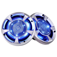 Giantz Set of 2 6.5inch LED Light Car Speakers Audio Kings Warehouse
