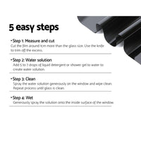 Giantz Window Tint Film Black Commercial Car Auto House Glass 76cm X 7m VLT 35% Kings Warehouse