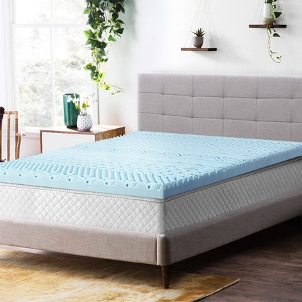 Giselle Bedding 11-zone Memory Foam Mattress Topper 8cm - Single Bedding Kings Warehouse