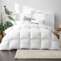 Giselle Bedding 700GSM Duck Down Feather Quilt Queen Kings Warehouse