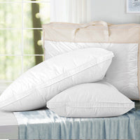 Giselle Bedding Goose Feather Down Twin Pack Pillow Giselle Bedding Kings Warehouse