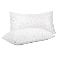 Giselle Bedding Set of 2 Rayon King Memory Foam Pillow Kings Warehouse 
