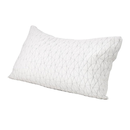 Giselle Bedding Set of 2 Rayon Single Memory Foam Pillow Kings Warehouse