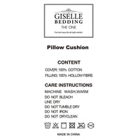 Giselle Bedding Set of 4 Medium & Firm Cotton Pillows Kings Warehouse
