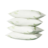 Giselle Hotel Pillow Bed Pillows 4 Pack Family Soft Medium Firm Bamboo Cover Kings Warehouse