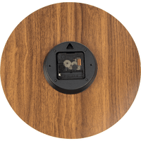 Glow In Dark Wall Clock Luminous Quartz Wooden Non Ticking Home Decor 12''/30cm Kings Warehouse