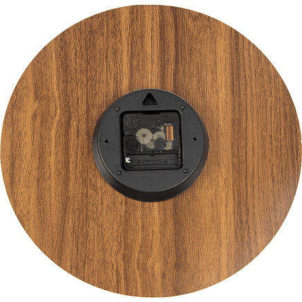 Glow In Dark Wall Clock Luminous Quartz Wooden Non Ticking Home Decor 12''/30cm Kings Warehouse