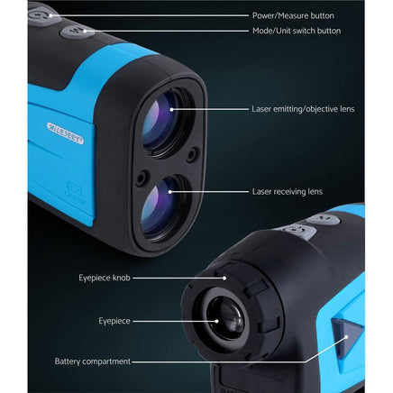 Golf Laser Range Finder 600M Hunting Rangefinder Distance Height Speed Measure Kings Warehouse