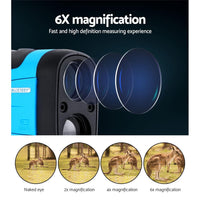 Golf Laser Range Finder 600M Hunting Rangefinder Distance Height Speed Measure Kings Warehouse