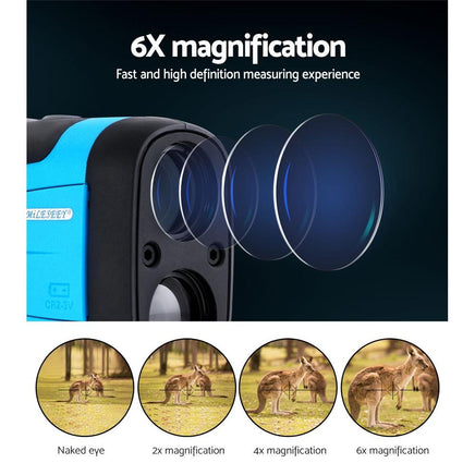 Golf Laser Range Finder 600M Hunting Rangefinder Distance Height Speed Measure Kings Warehouse