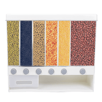 Grain Container Cereal Dispenser 10L Dry Food Rice Flour Storage Box Wall Kings Warehouse