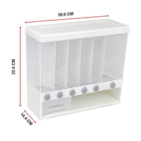 Grain Container Cereal Dispenser 10L Dry Food Rice Flour Storage Box Wall Kings Warehouse