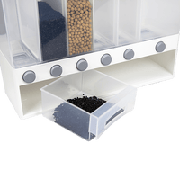 Grain Container Cereal Dispenser 10L Dry Food Rice Flour Storage Box Wall Kings Warehouse