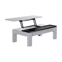 Grandora Coffee Table Black & White Glossy Colour Living Room Kings Warehouse
