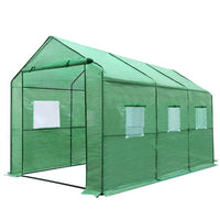 Greenfingers Greenhouse Garden Shed Green House 3.5X2X2M Greenhouses Storage Lawn Green Houses Kings Warehouse 