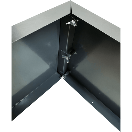 Grey Metal Planter Small Garden Supplies Kings Warehouse