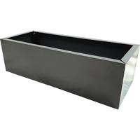 Grey Metal Planter Small Garden Supplies Kings Warehouse