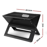 Grillz Notebook Portable Charcoal BBQ Grill BBQ Kings Warehouse 