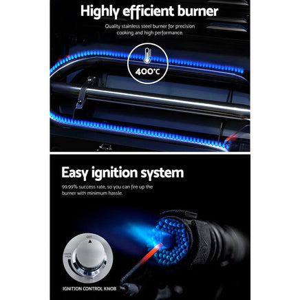 Grillz Portable Gas BBQ KingsWarehouse