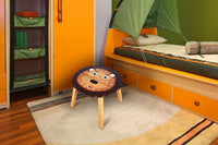 Hand Carved Children's Table Wooden LION Theme KingsWarehouse