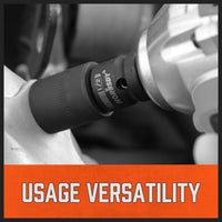 HORUSDY 5Pcs Impact Socket Adapter Set Socket Reducer 1/4 3/8 1/2 Inch Drive Kings Warehouse