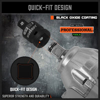 HORUSDY 5Pcs Impact Socket Adapter Set Socket Reducer 1/4 3/8 1/2 Inch Drive Kings Warehouse