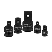 HORUSDY 5Pcs Impact Socket Adapter Set Socket Reducer 1/4 3/8 1/2 Inch Drive Kings Warehouse