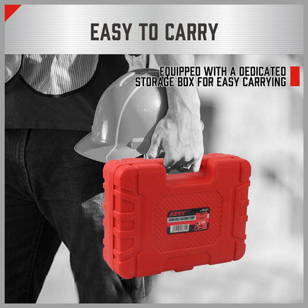 HORUSDY Hand Held Vacuum Pump Brake Bleeder Pressure Tester Vacuum Gauge Kit Kings Warehouse