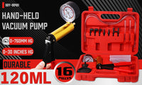 HORUSDY Hand Held Vacuum Pump Brake Bleeder Pressure Tester Vacuum Gauge Kit Kings Warehouse