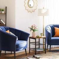 Industrial Set of 2 Bedside Tables with Adjustable Mesh Shelves Rustic Brown and Black bedroom furniture Kings Warehouse