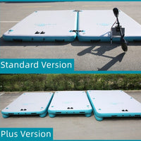 Inflatable Floating Fishing Dock Platform For Adults And Children - Plus Version Kings Warehouse
