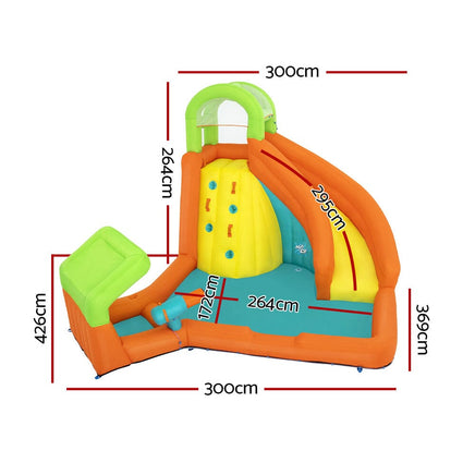 Inflatable Water Park Pool Slide Castle Playground Course 4.26 X 3.69M Mega Winter Sale Kings Warehouse