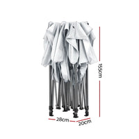 Instahut Gazebo Pop Up Marquee 3x4.5 Outdoor Wedding Gazebos Base Pod Kit White Kings Warehouse