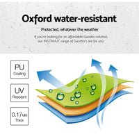 Instahut Gazebo Pop Up Marquee 3x4.5 Outdoor Wedding Gazebos Base Pod Kit White Kings Warehouse