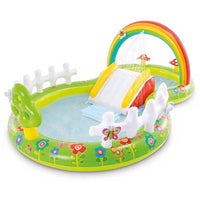 INTEX Colorful Inflatable My Garden Water Filled Play Center with Slide 57154NP Kings Warehouse 