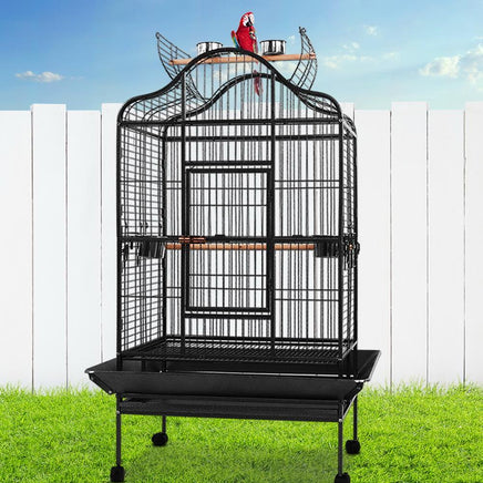 i.Pet Bird Cage Pet Cages Aviary 168CM Large Travel Stand Budgie Parrot Toys Bird Kings Warehouse